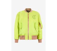 Roberto Cavalli Chaqueta Bómber Con Monograma Jc - Female Ropa Verde Claro 40