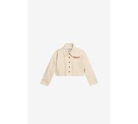 Roberto Cavalli Chaqueta De Algodón Beige - Girl Coats & Jackets Ivory Pristine 06a