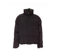 Roberto Cavalli Chaqueta Acolchada Reversible Con Estampado Tiger Camu - Male Chaquetas De Mezclilla Black 48