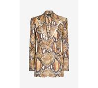 Roberto Cavalli Chaqueta Estampado Python - Female Ropa Marrón 40