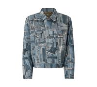Roberto Cavalli Chaqueta Vaquera De La Colección Cápsula Patchwork - Male Abrigos Y Chaquetas Azul 56