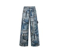 Roberto Cavalli - Colección de Jeans Cargo Patchwork - Jeans - Mujer - Azul - XL -