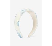 Roberto Cavalli Diadema Con Estampado Animalier Bubble Kids - Female Sombreros Y Gorros Milky White/blue Unica