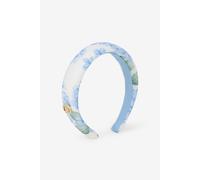 Roberto Cavalli Diadema Con Estampado Plumago - Girl Accesorios White/blue Unica