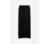 Roberto Cavalli Falda Midi De Seda Con Monogram Rc - Female Negro 40