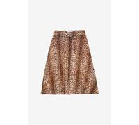 Roberto Cavalli Falda Plisada De Leopardo - Female Ropa Natural 10a