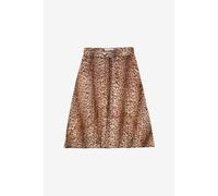 Roberto Cavalli Falda Plisada De Leopardo - Female Ropa Natural 12a