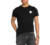 Roberto Cavalli Firenze Tigre Logo Estampado Luxury Crew Cuello Camiseta Top 2XL