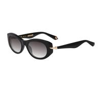 Roberto Cavalli gafas de sol SRC173M oval, montura de Cellulose acetate, color montura SHINY BLACK, lente SMOKE GRADIENT, talla 53