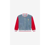 Roberto Cavalli - Girl Coats & Jackets Light Denim/red Bitt 08a