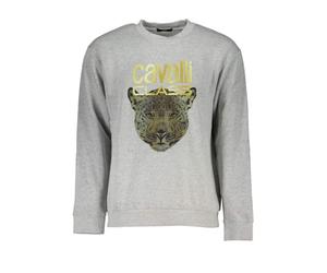 Roberto Cavalli Hombre Sudadera sin Capucha QXT66B CF062 Grey