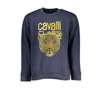 Roberto Cavalli Hombre Sudadera sin Capucha QXT66B CF062 Navy