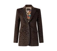 Roberto Cavalli Chaqueta De Pana Jaguar Skin - Female Marrón 40