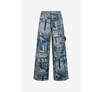 Roberto Cavalli - Colección de Jeans Cargo Patchwork - Jeans - Mujer - Azul - 2XL -