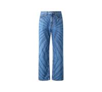 Roberto Cavalli Jeans De Denim Con Diseño - Male Pantalones Y Shorts Azul 33