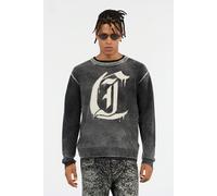 Roberto Cavalli Jersey Negro Deslavado - Male Prendas De Punto Black M