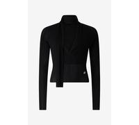 Roberto Cavalli Jersey Negro Estilo Bolero - Female Negro M