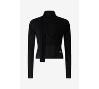 Roberto Cavalli Jersey Negro Estilo Bolero - Female Negro S