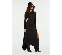 Roberto Cavalli Just Cavalli Asymmetric Hem Dress - Female Vestidos Black 40