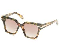 ROBERTO CAVALLI Just Cavalli Gafas DE Sol, Crystal Dark Grey, 54/18/140 Unisex Adulto