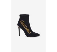 Roberto Cavalli Just Cavalli Logo Booties - Female Zapatos Black+gold Ferragni 40