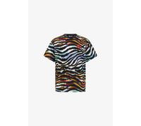 Roberto Cavalli Just Cavalli T-shirt - Male Camisetas Azul Claro/negro M
