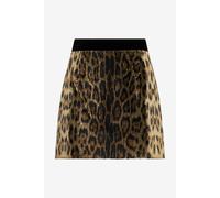 Roberto Cavalli Minifalda De Lentejuelas Con Motivo Leopardo - Female Faldas Natural 42