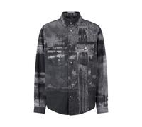 Roberto Cavalli Sobrecamisa De Denim Efecto Desgastado - Male Promo Sale Fw2025 Negro 52