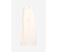 Roberto Cavalli Pantalones Anchos Estructurados - Female Ropa Marfil 40