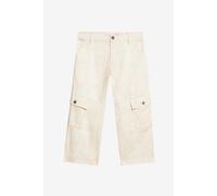 Roberto Cavalli Pantalones Con Estampado Python Monocromo - Female Niña (4-16 Años) Marfil 10a