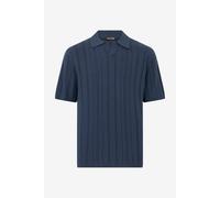 Roberto Cavalli Polo Acanalado Azul - Male Camisetas Y Polos Blu Navy Xs