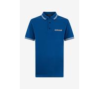 Roberto Cavalli Polo Estampado Marble - Male Camisetas Y Polos Blue Xl