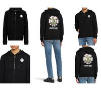 Roberto Cavalli RC Suéter con Capucha Sudadera Jersey Chaqueta Suéter
