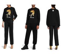 Roberto Cavalli RC Tiger Logo Unisex Suéter Sudadera Jumper Pullover L