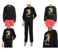 Roberto Cavalli RC Tigre Logo Unisex Sudadera Suéter Jersey