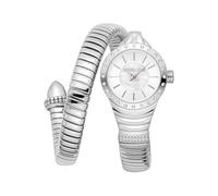 Roberto Cavalli Reloj Analógico para Mujeres de Cuarzo con Correa en Acero Inoxidable RC5L114M0015