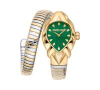 Roberto Cavalli Reloj Analógico para Mujeres de Cuarzo con Correa en Acero Inoxidable RC5L110M0075