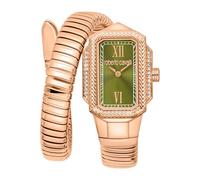 Roberto Cavalli Reloj Analógico para Mujeres de Cuarzo con Correa en Acero Inoxidable RC5L115M0055