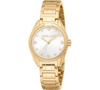 Roberto Cavalli Reloj Analógico para Mujeres de Cuarzo con Correa en Acero Inoxidable RC5L118M0045