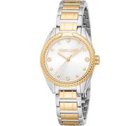 Roberto Cavalli Reloj Analógico para Mujeres de Cuarzo con Correa en Acero Inoxidable RC5L118M0065