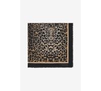 Roberto Cavalli Roberto Cavalli Shawl With Queen Of Sicily Print - Female Bufandas Y Fulares Marrón Oscuro Unica