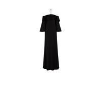 Roberto Cavalli Ruffled Maxi Dress - Female Vestidos Negro 50
