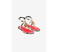 Roberto Cavalli Sandalia Ray Of Paradise - Female Sandalias Multi Coral 40