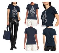 Roberto Cavalli Snake Estampado Monogram Algodón Camiseta Top Lounge Iconic Wow