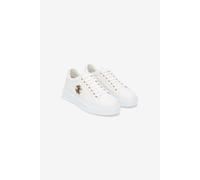 Roberto Cavalli Sneaker Con Mirror Snake Monogram - Female Zapatos White 37