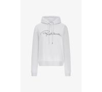 Roberto Cavalli Sweatshirt With Signature - Female Sudaderas Blanco Xxl