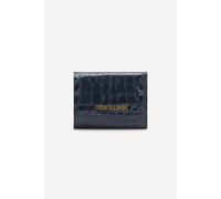 Roberto Cavalli Tarjetero Efecto Escamas De Cocodrilo - Female Promo Black Friday Azul Oscuro Unica