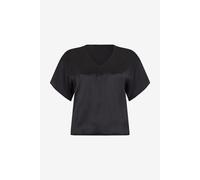 Roberto Cavalli Top Negro De Seda Con Aberturas - Female Ropa Black Xl
