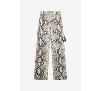 Roberto Cavalli Vaqueros Cargo Roccia Con Estampado Python - Female Marrón Claro 42