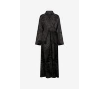 Roberto Cavalli Vestido Kimono De Seda Ornamental Black - Female Vestidos Black 46